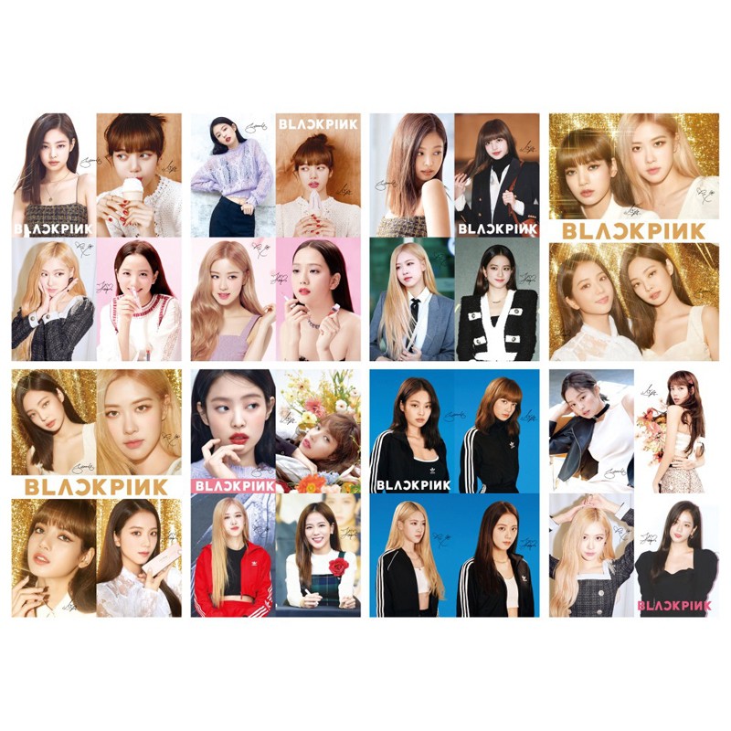 [Có sẵn, mẫu đẹp, nhiều mẫu, giá rẻ] Poster A3 Blackpink 8 tấm treo trang trí