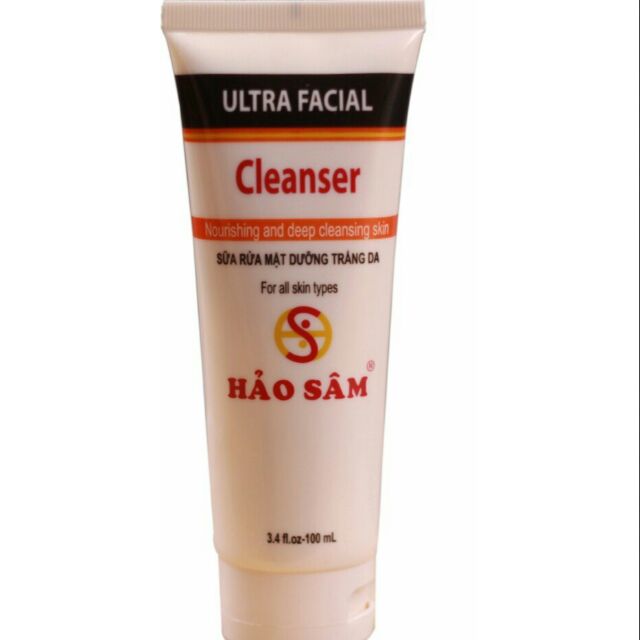Sữa Rửa Mặt Dưỡng Trắng Da Hảo Sâm 100ml