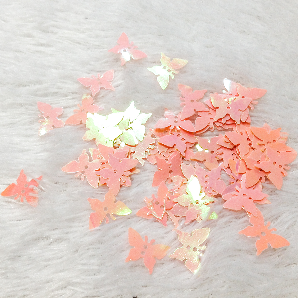 Combo 30 con bướm kim sa 3D kết áo đính trang phục trang trí áo dài áo đầm lấp lánh phụ kiện may vá trang trí vặt