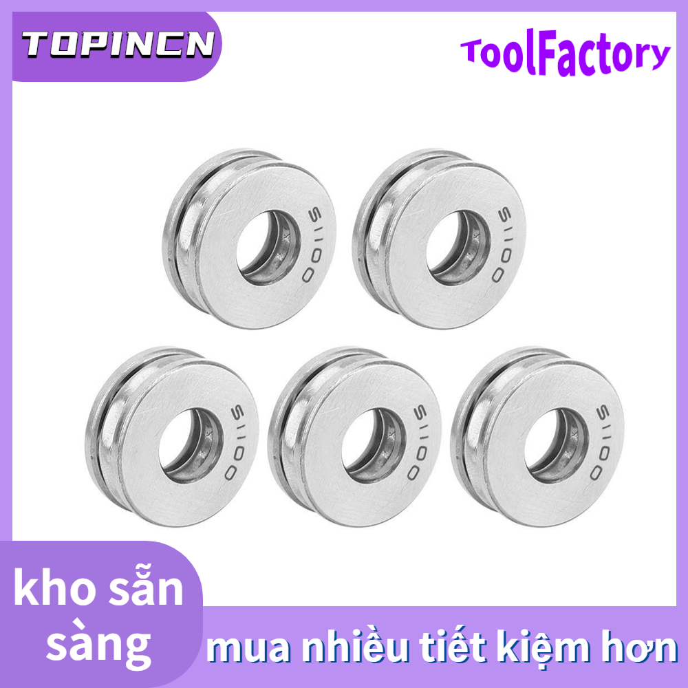 5p. 51100 Thrust Ball Bearing 2RS Seal Dustproof Low Noise Aircraft Thrust Bearing Accessories Industrial equipment runs smoothly