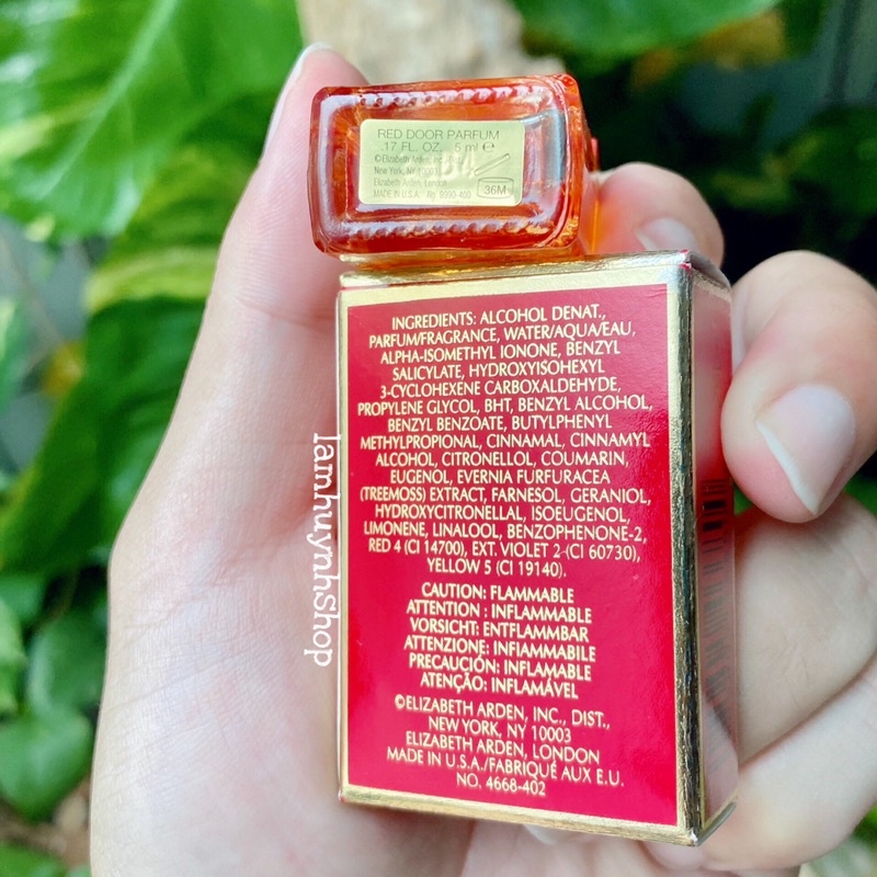 [ CHÍNH HÃNG ] Nước hoa mini Elizabeth Arden Red Door 5ml