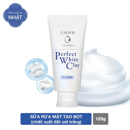 [HCM]Sữa rửa mặt SENKA  120g _ màu trắng
