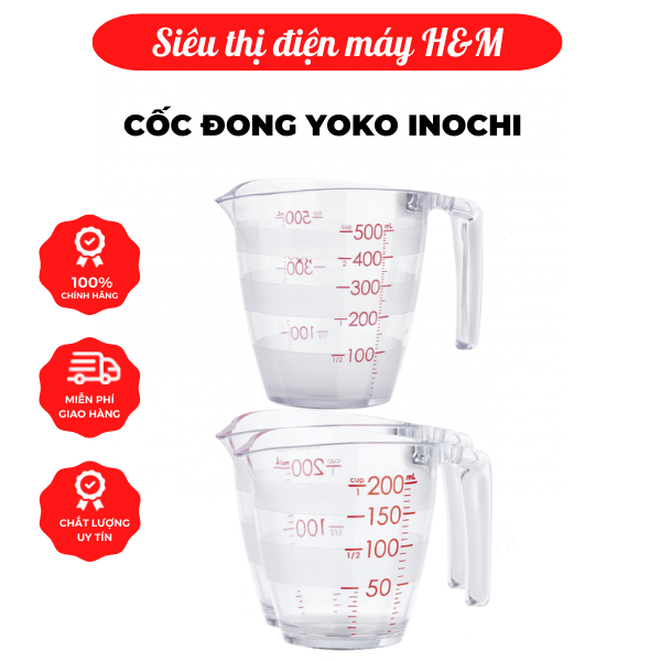 Cốc Đong YOKO INOCHI 200ml - 500ml