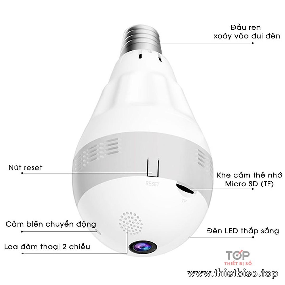 Camera Wifi Yoosee bóng đèn 1080P