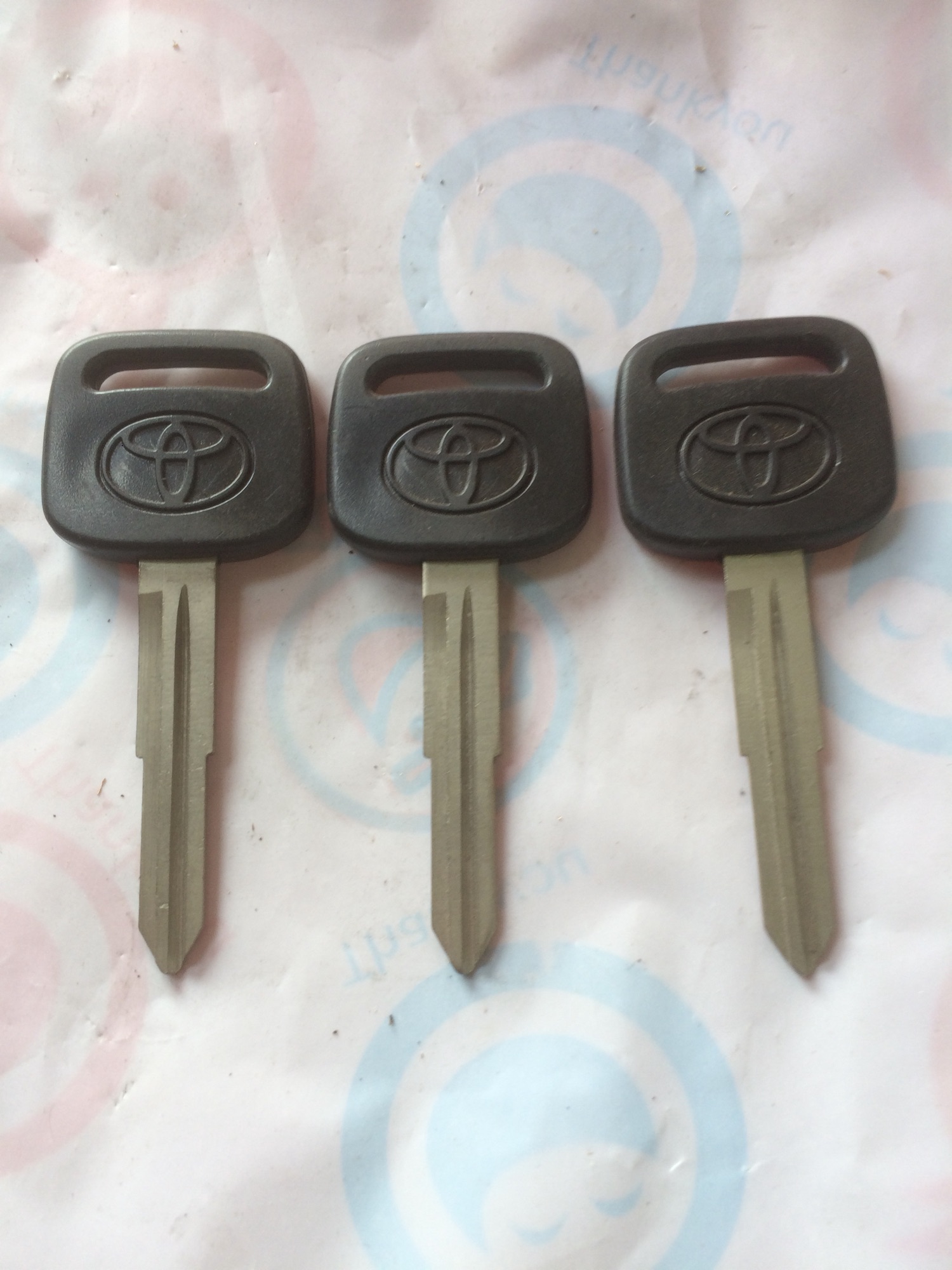 Phôi chìa khoá Ô.tô loại rảnh phải ( combo 3 chìa )