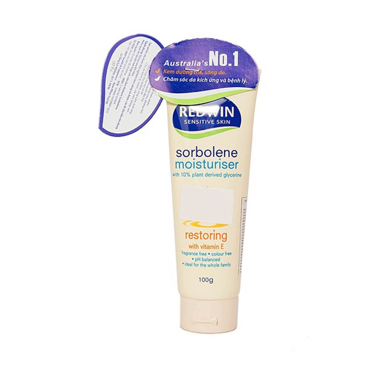 Sữa dưỡng làm mềm da Redwin Sorbolene Moisturiser Restoring With Vitamin E 100ml