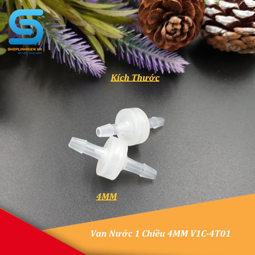 Van Nước 1 Chiều 4MM 6MM 8MM Van một chiều chiết rót chất lỏng