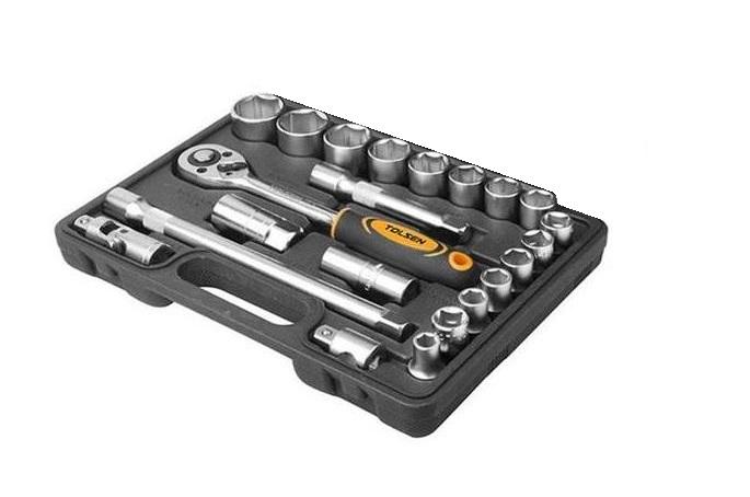 BỘ TÍP 1/2'' TOLSEN 15139- 22 pcs , 1/2"