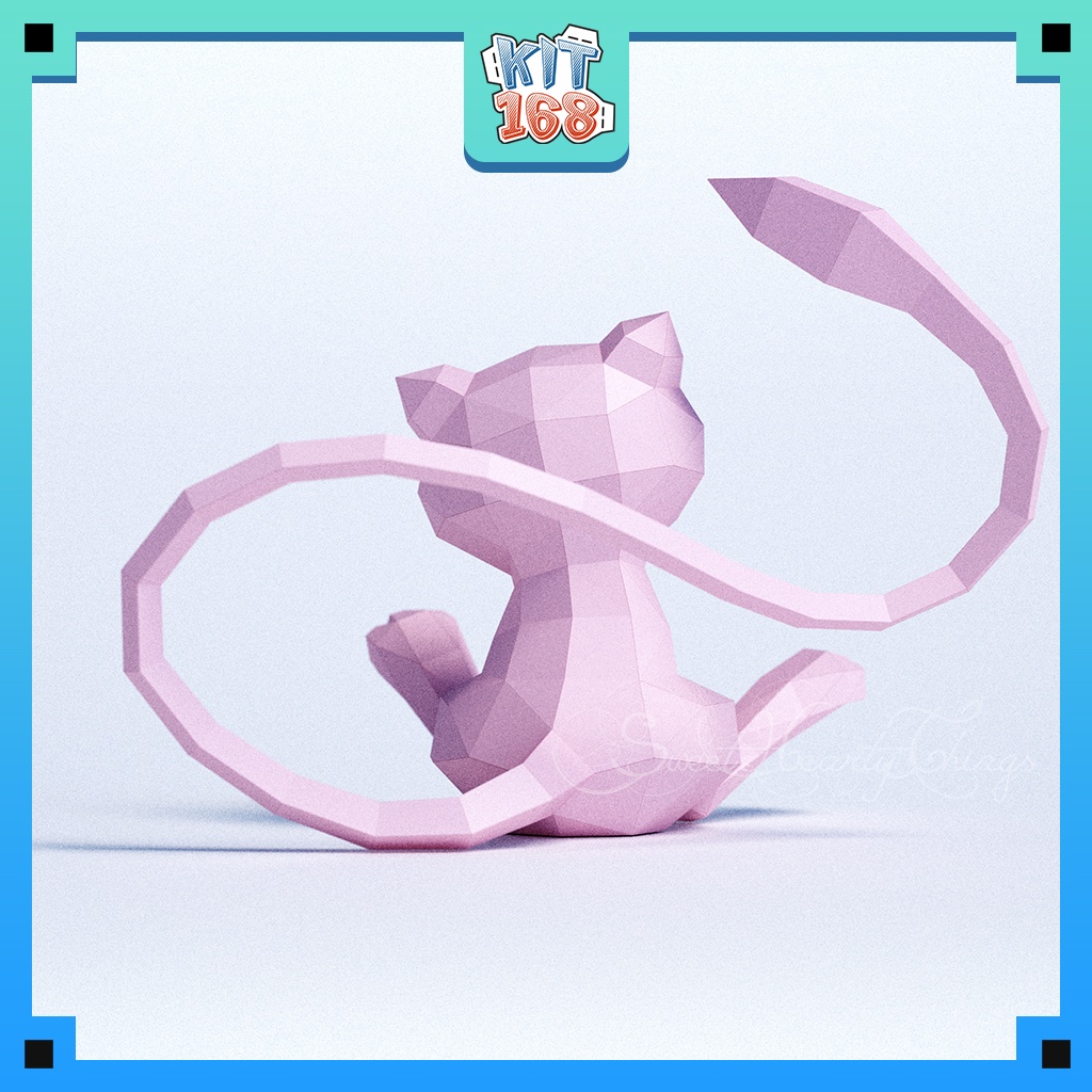 Mô hình giấy Anime Game Pokemon Mew ver 2