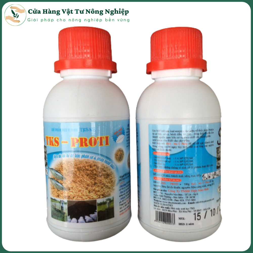 Tks – proti: men xúc tác ủ phân cá và phân bánh dầu