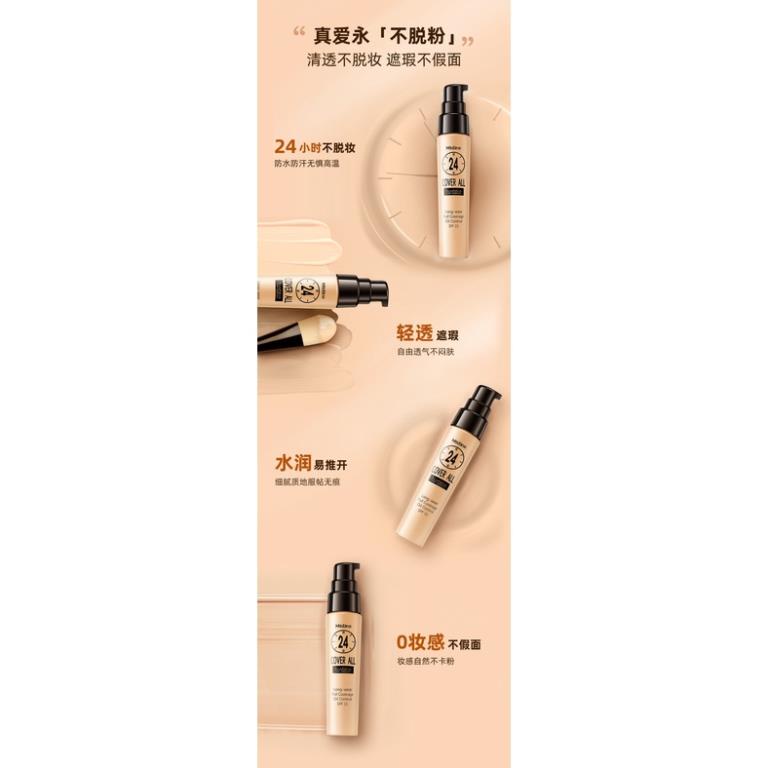 [FREESHIP] Kem Che Khuyết Điểm Mistine 24 COVER ALL THÁI LAN