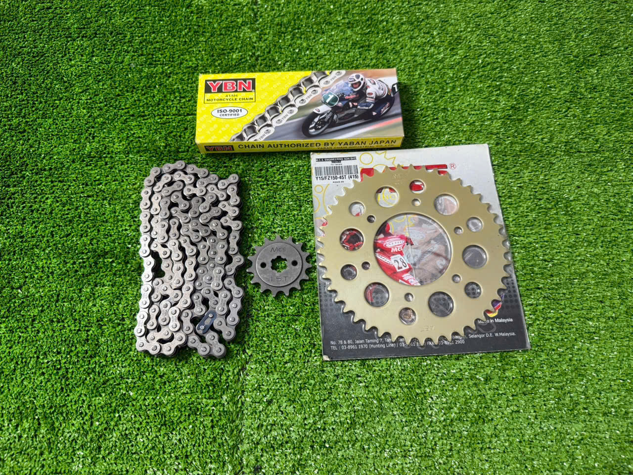 Sên nhông dĩa Exciter 150 15-45-130 MCS 7 li