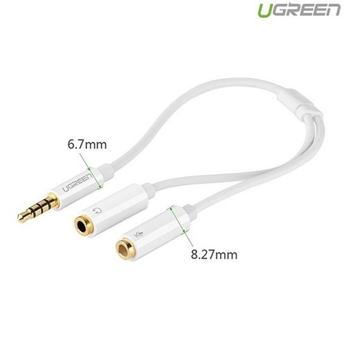 Cáp Chia Jack 3.5 Ra Mic và Loa UGREEN 10789 - Hàng