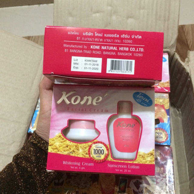 Kem Kone trắng da Thái Lan