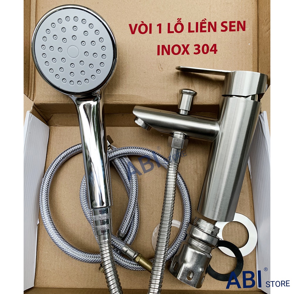 Bộ vòi lavabo liền sen tắm hàng đồng xịn việt nam bảo hành 3 năm
