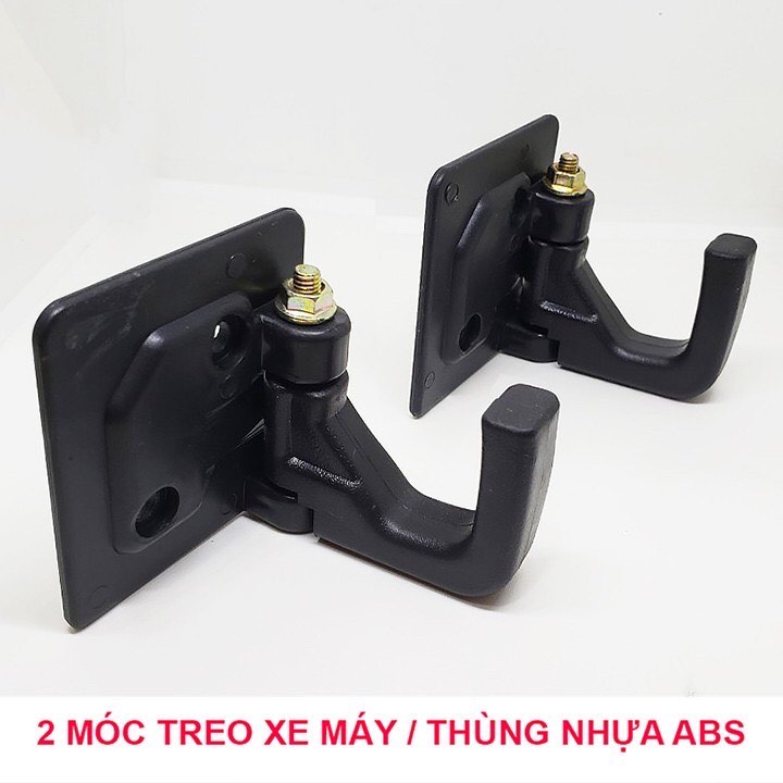 [HCM]2 MÓC TREO ĐỒ NHỰA ABS