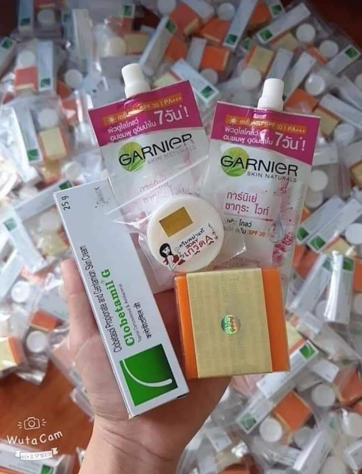 (HÀNG CHUẨN LOẠI 1) Bộ 5 món kem Nám Thái Lan Clobetamil