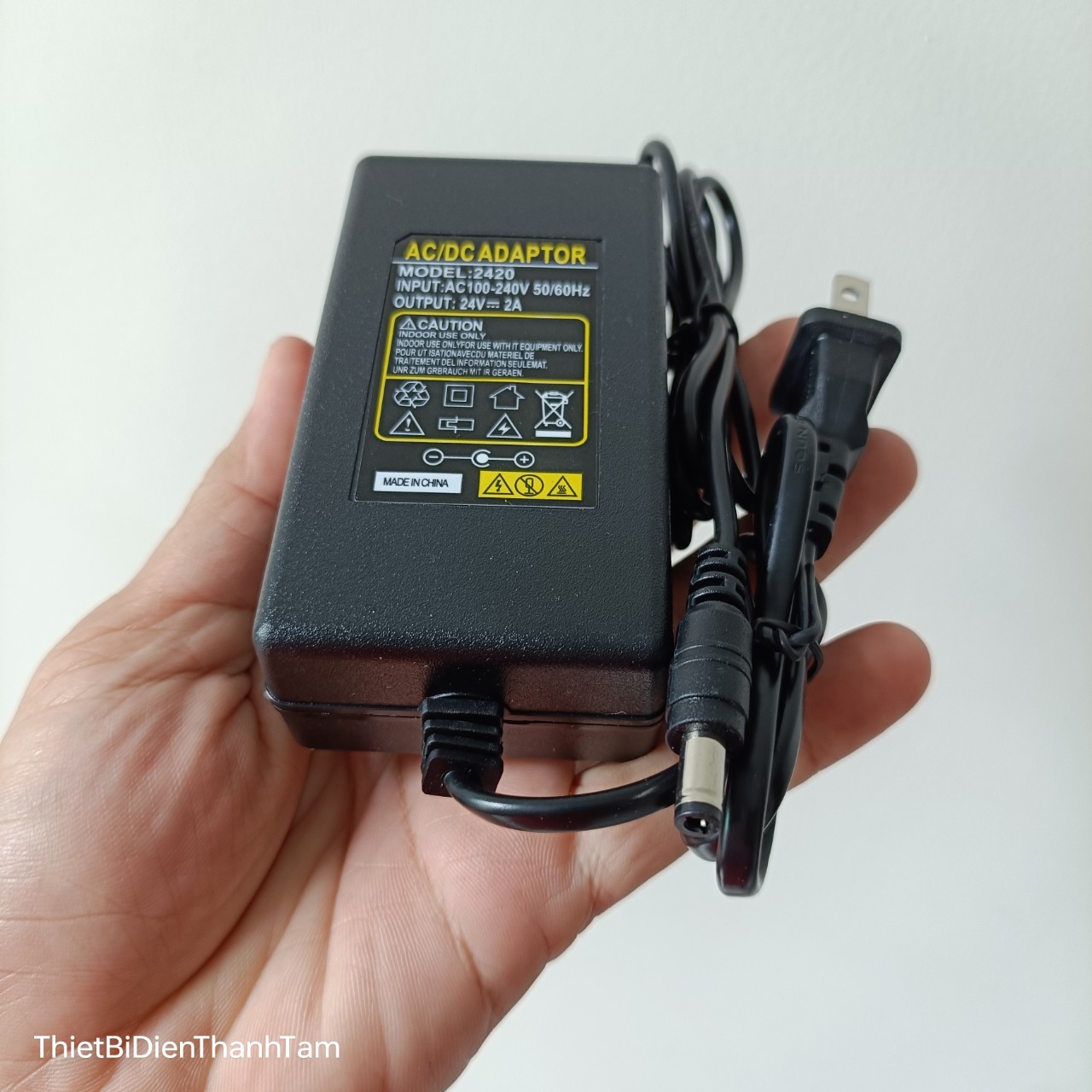 Bộ nguồn Adaptor 24VDC 2A / 24VDC 1A