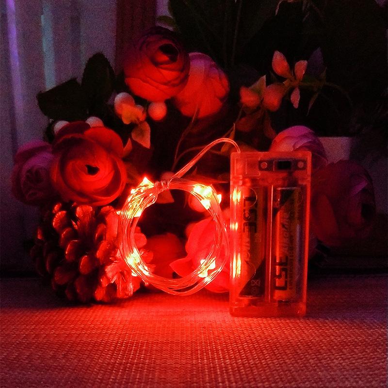 Dây đèn Led trang trí dài 2 mét dùng pin tiểu AA (N007)