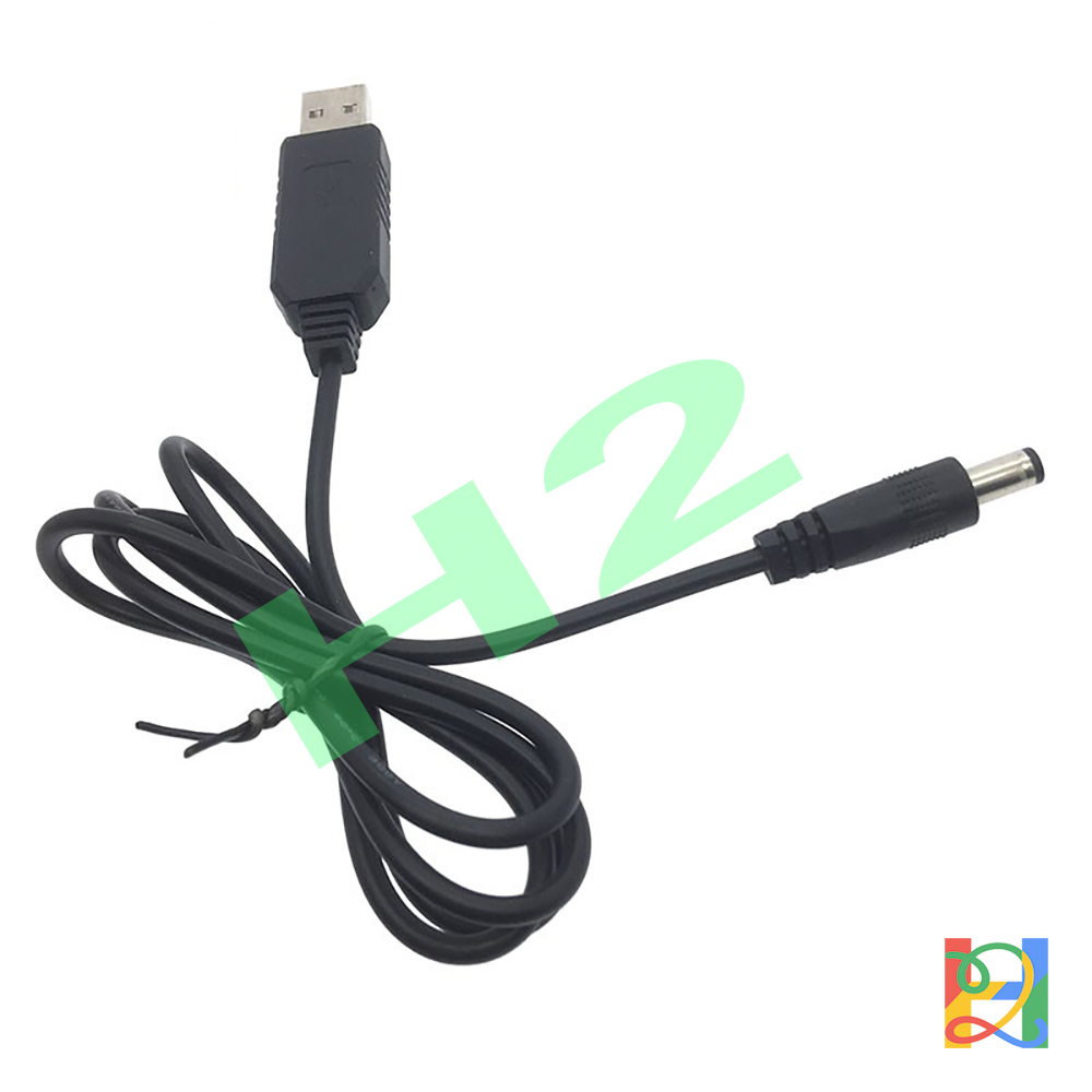Dây cáp USB nâng điện áp từ cổng 5V lên 12V