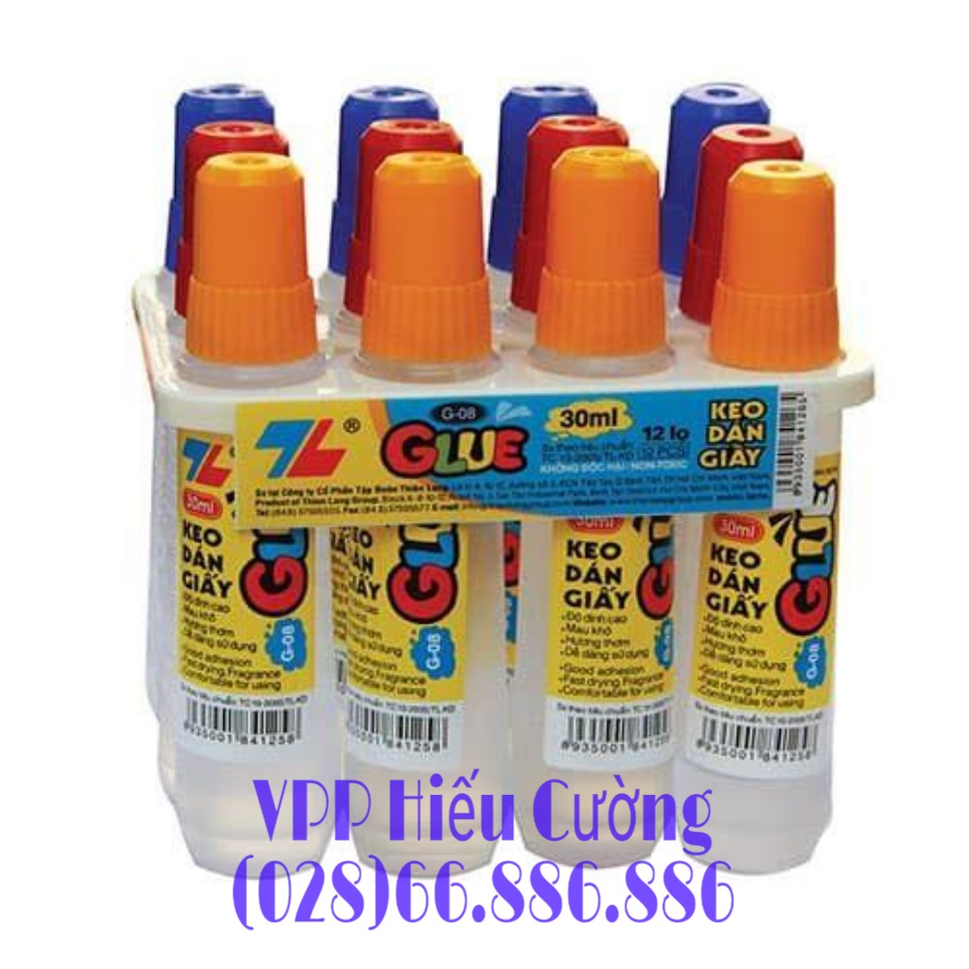 Hồ nước dán giấy, keo dán giấy tl-g08 . do vpp hiếu cường cung cấp