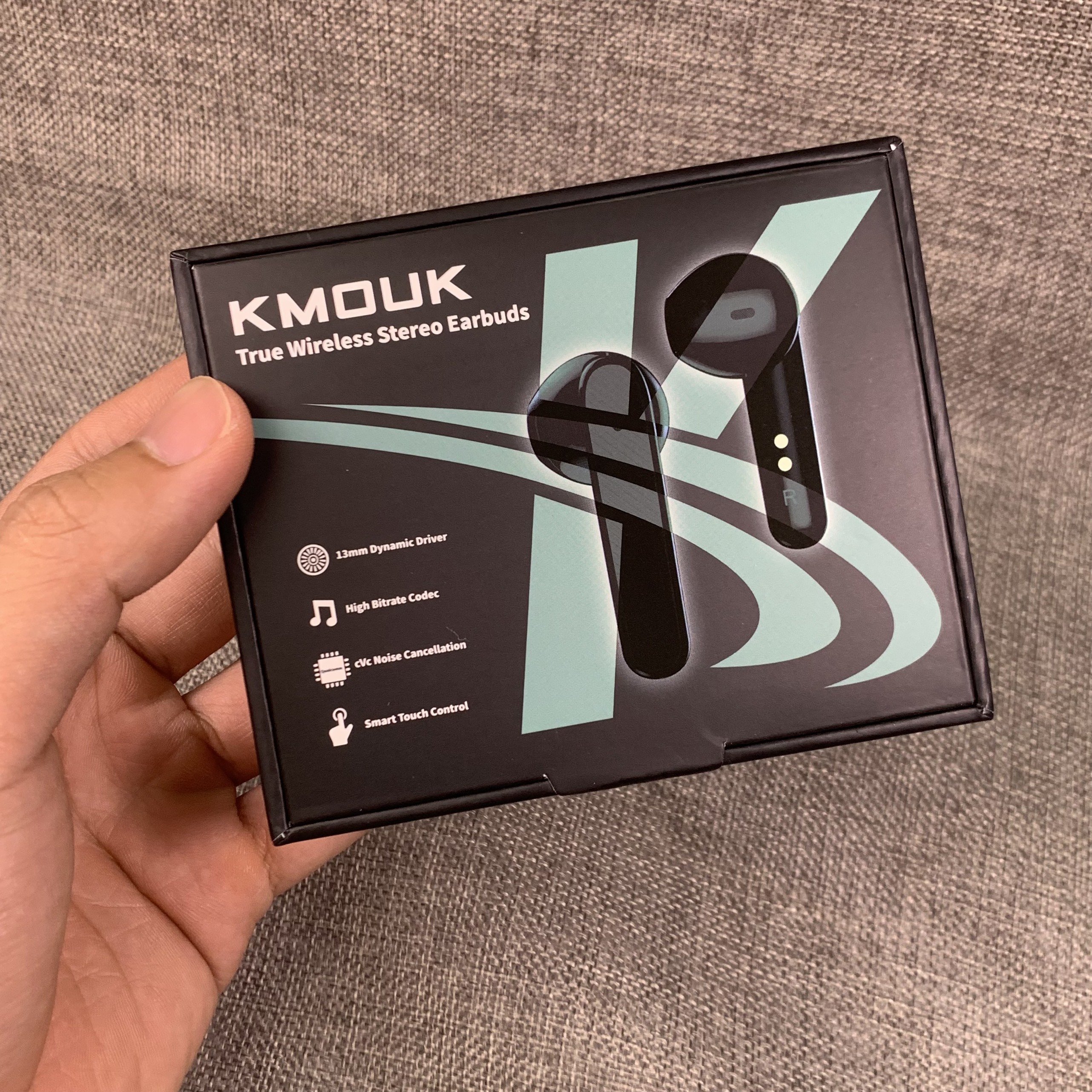 Tai nghe không dây KMOUK Bluetooth 5.2 - Tai nghe True Wireless Earbuds KMOUK