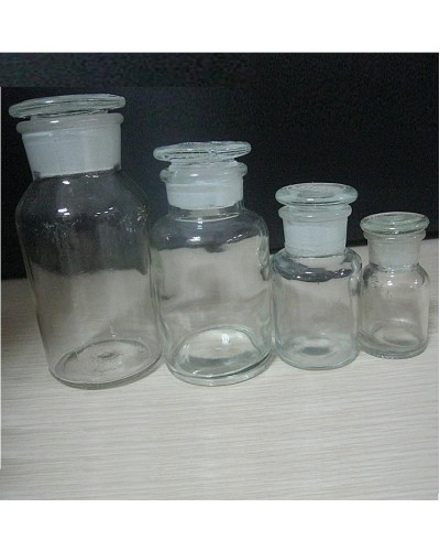 Chai thủy tinh trắng nút mài miệng hẹp 125ml