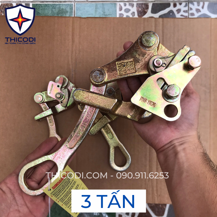 Đớp cáp cóc kẹp cáp ngậm cáp điện 1 tấn - 2 tấn - 3 tấn