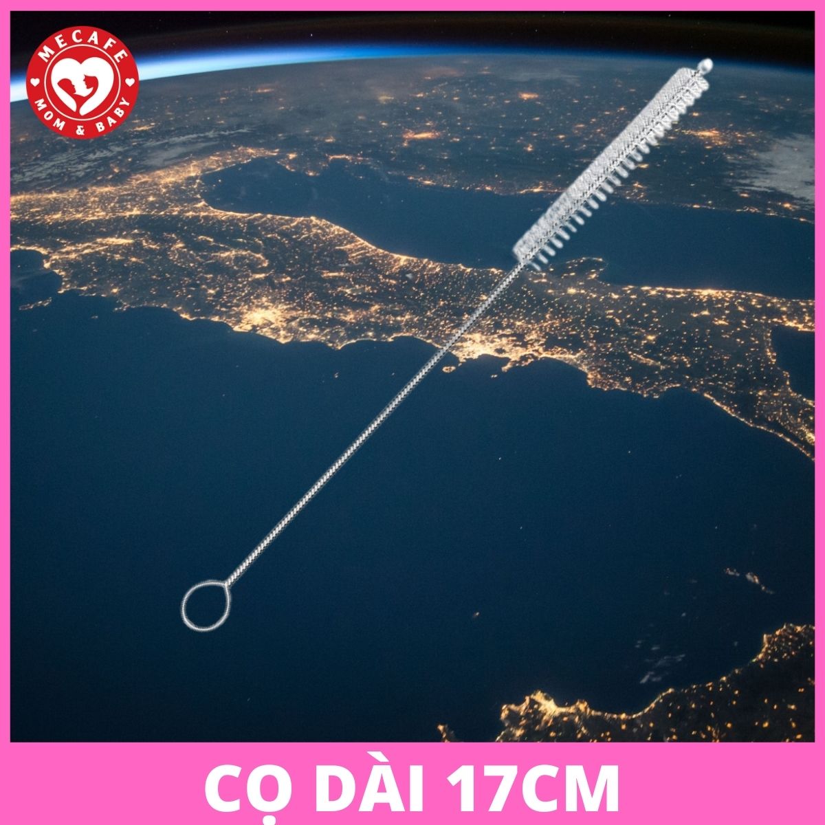 Cọ rửa ống hút bình đa năng tiện lợi (17cm - 22cm - 70cm)