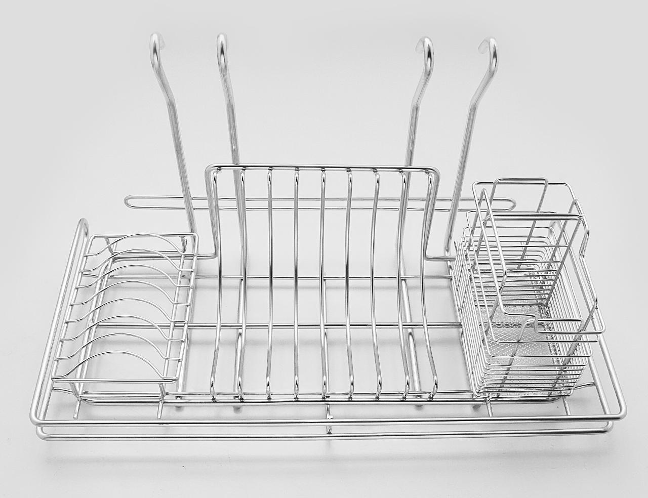[HCM]Bộ kệ chén treo tường có giỏ đũa Inox cao cấp