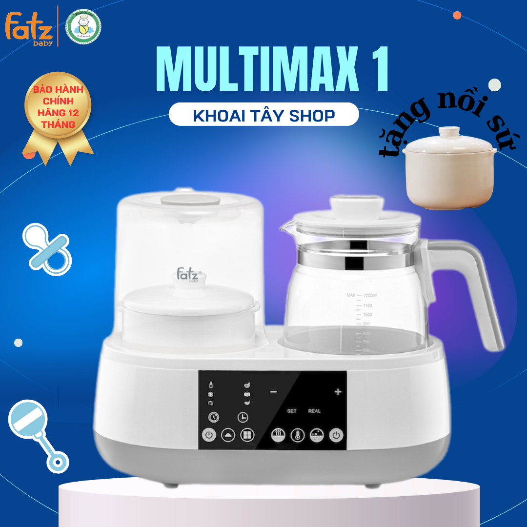 Máy tiệt trùng và hâm nước pha sữa fatz baby - multimax 1 - fb9002sj