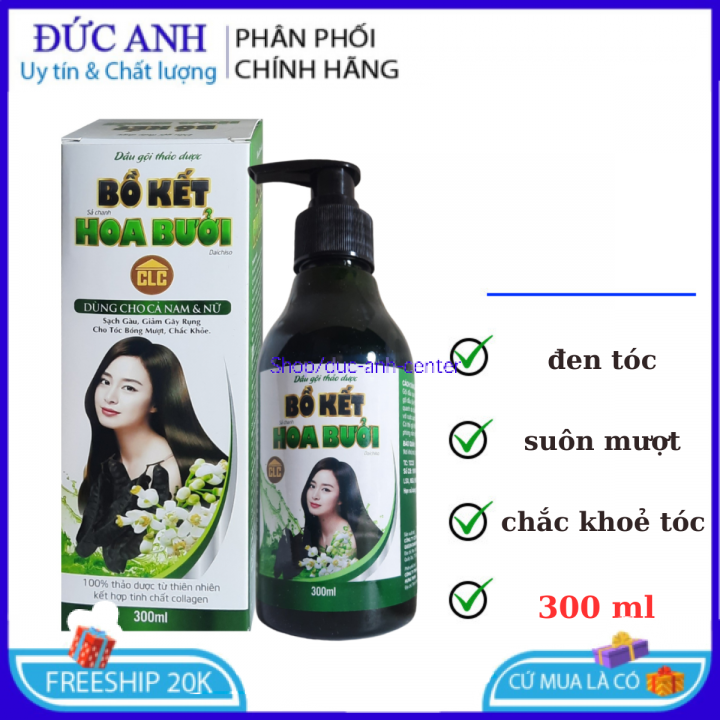 Dầu gội thảo dược bồ kết sả chanh