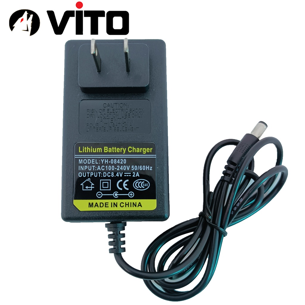Sạc pin 2s 8.4v 1a 2a dùng cho pin li-ion 3.7v vito có đèn báo đầy