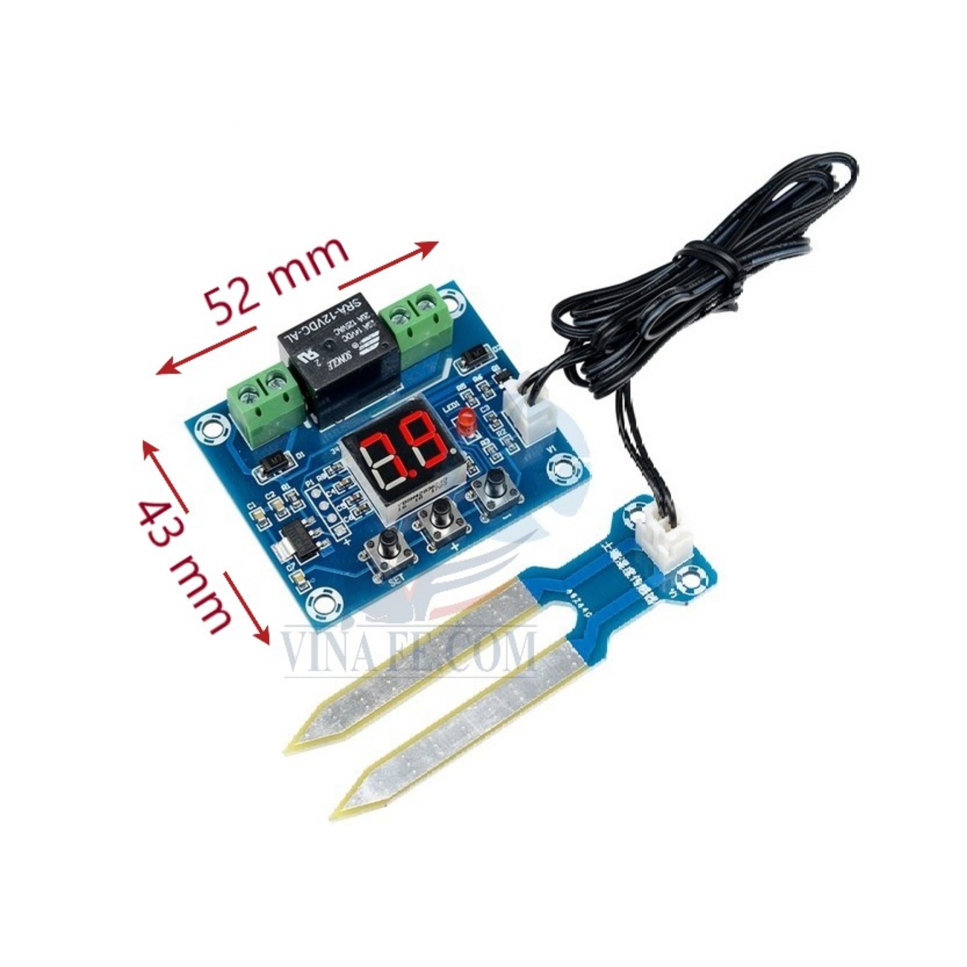 [HCM]Module Cảm Biến Độ Ẩm Đất Có Led Hiển Thị XH-M214 12V