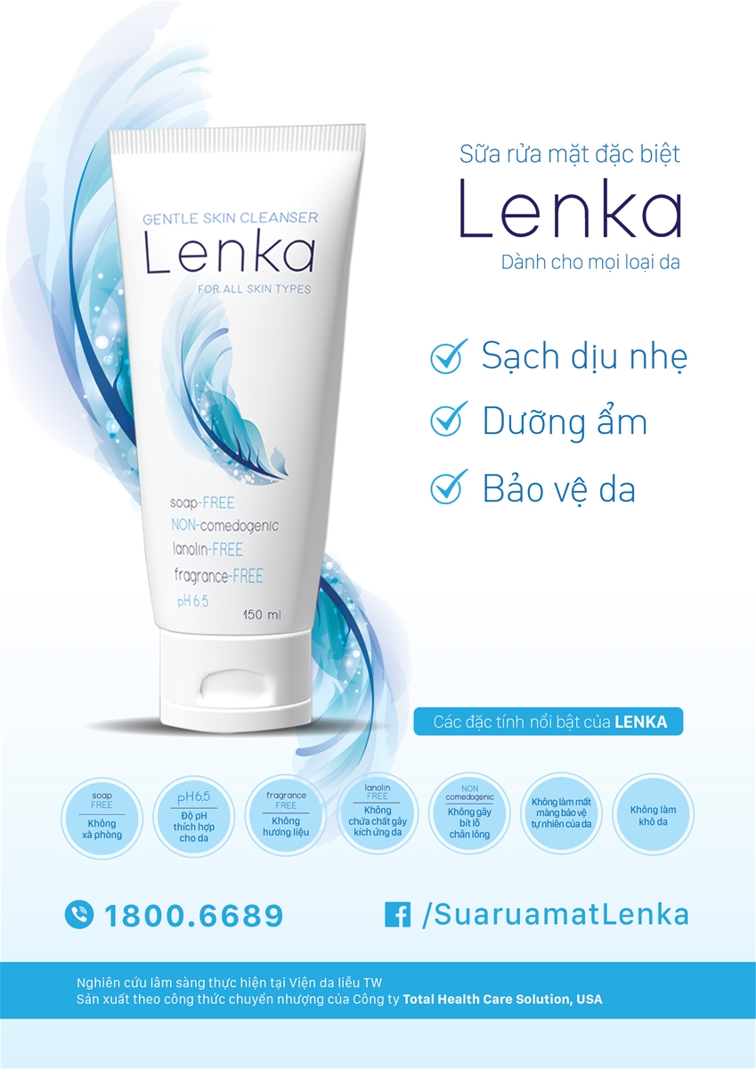 SỮA RỬA MẶT LENKA 150ML