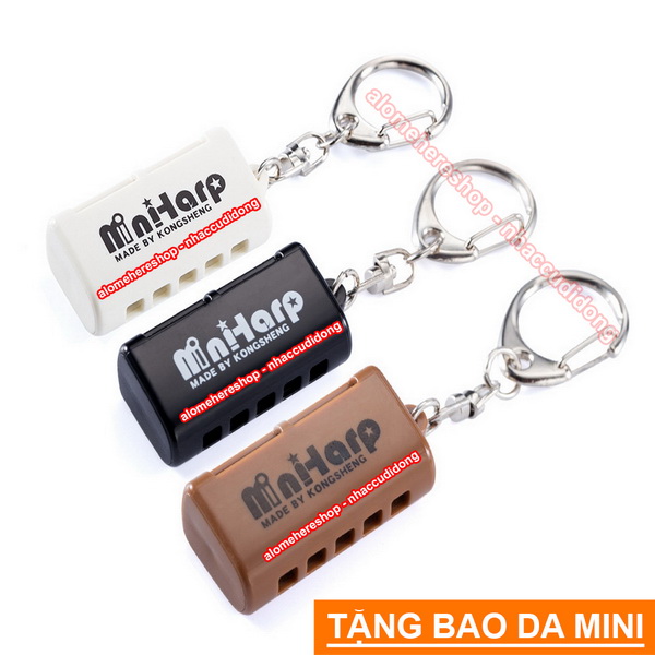 Kèn harmonica mini 5 lỗ KongSheng (Đen)