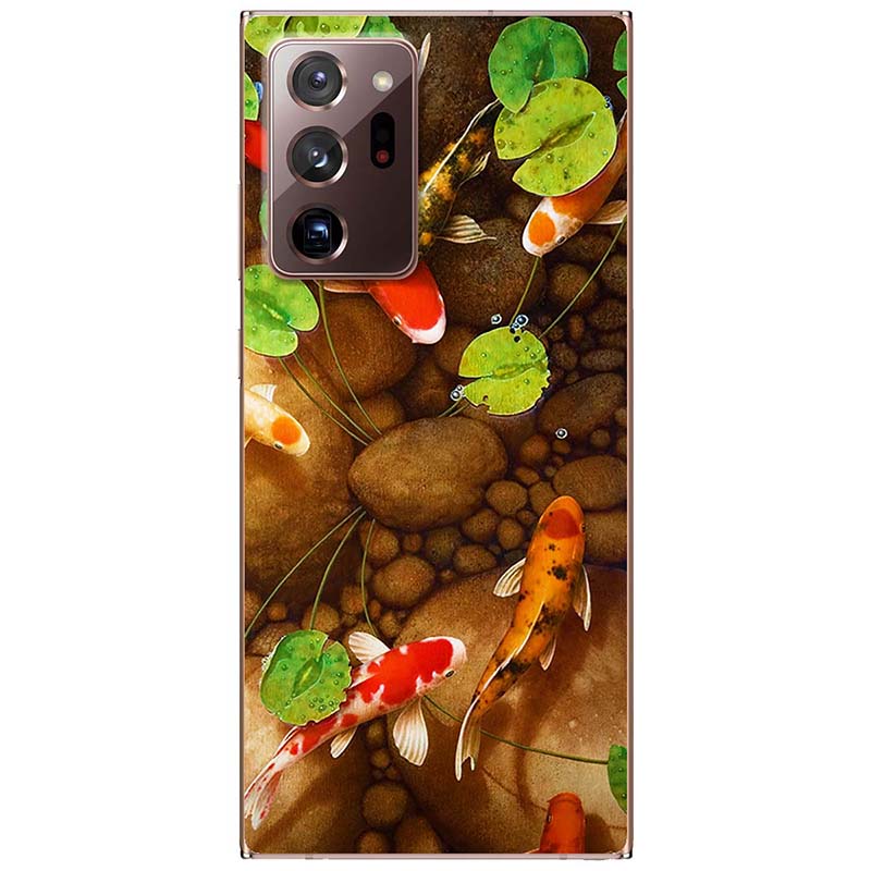 Ốp lưng dành cho Samsung Galaxy Note 10, Note 10 Plus, Note 10 Lite, Note 20, Note 20 Ultra mẫu Cá koi