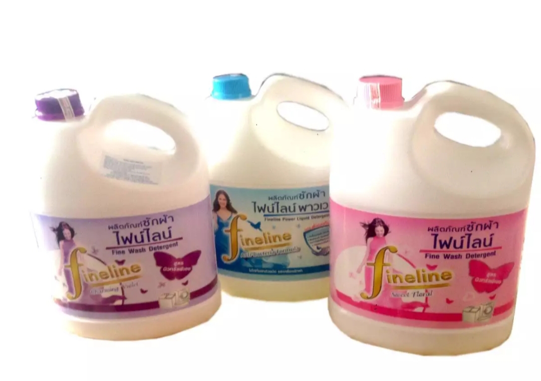 NƯỚC GIẶT FINELINE THÁI LAN TÍM-HỒNG-XANH - 3000ml