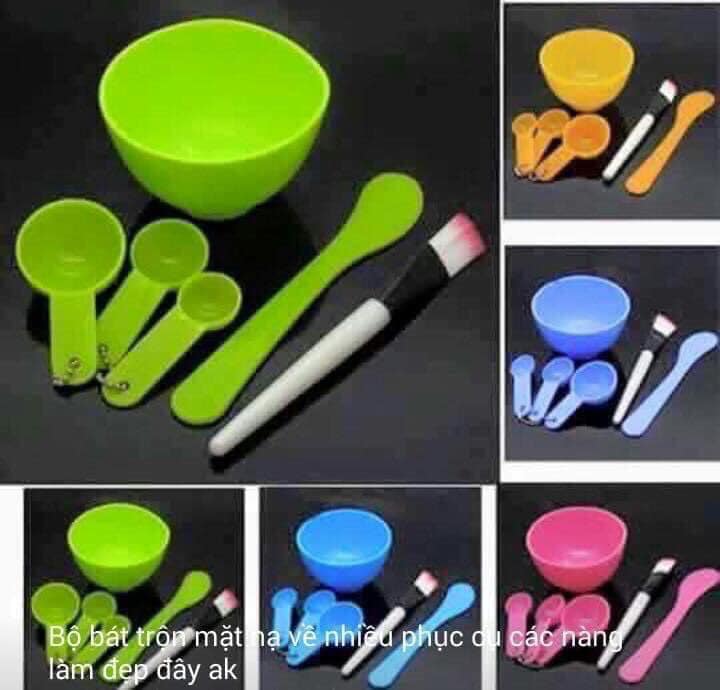BÁT TRỘN ĐẮP MẶT NẠ CHĂM SÓC DA MẶT