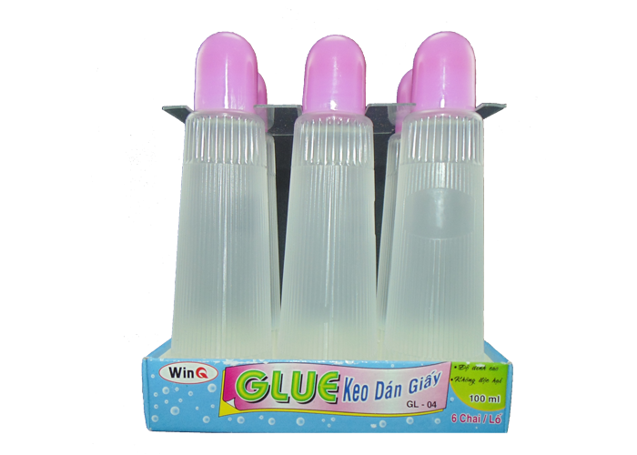 Lốc 6 Keo dán WinQ GL-04, 100ml (6c/lốc)