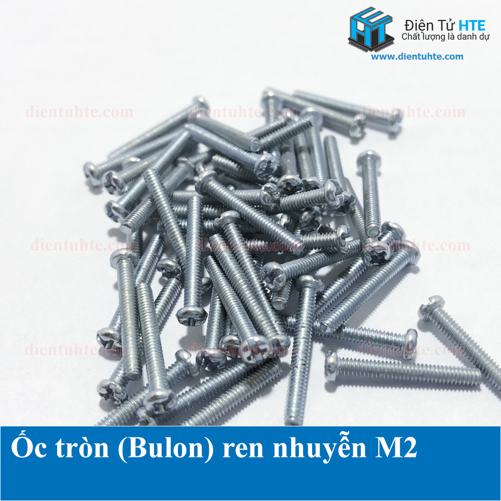 Ốc tròn (Bulon) ren nhuyễn M2