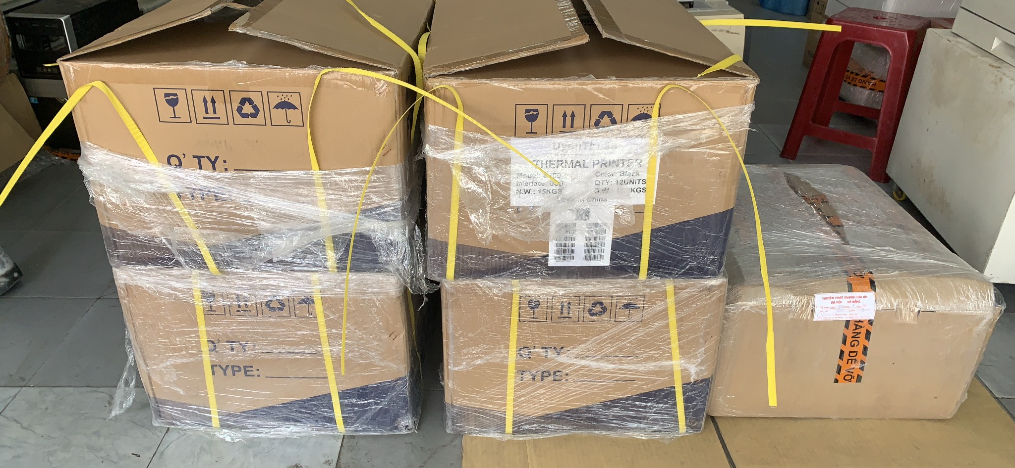Máy in nhiệt Full BOX nhiệt khổ 80mm Xprinter S200 usb tặng giấy