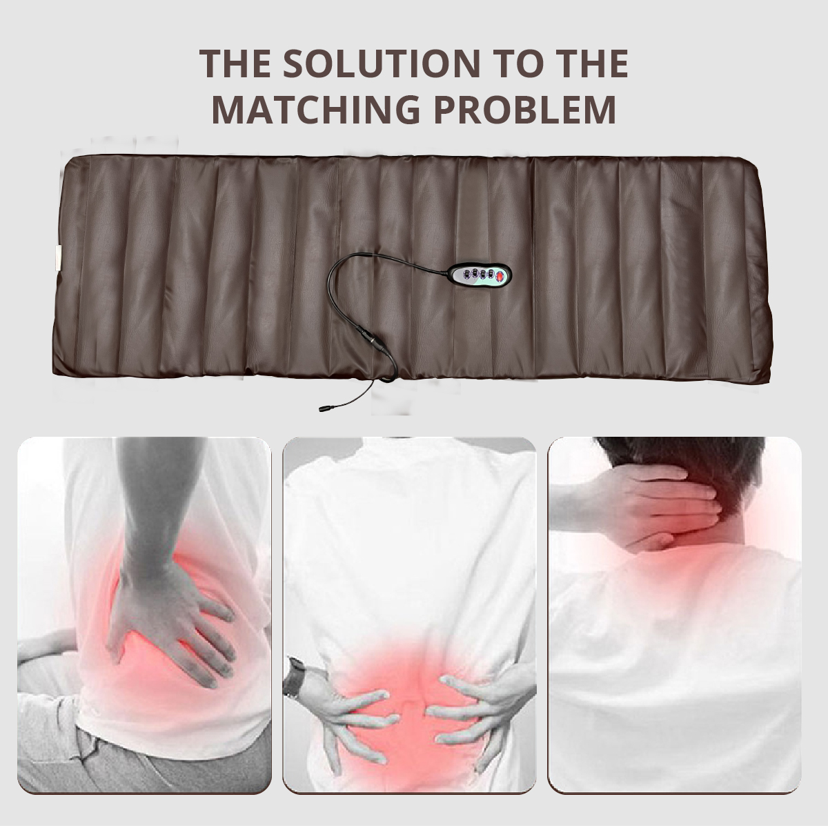 Nệm massage thư giãn bọc da simili