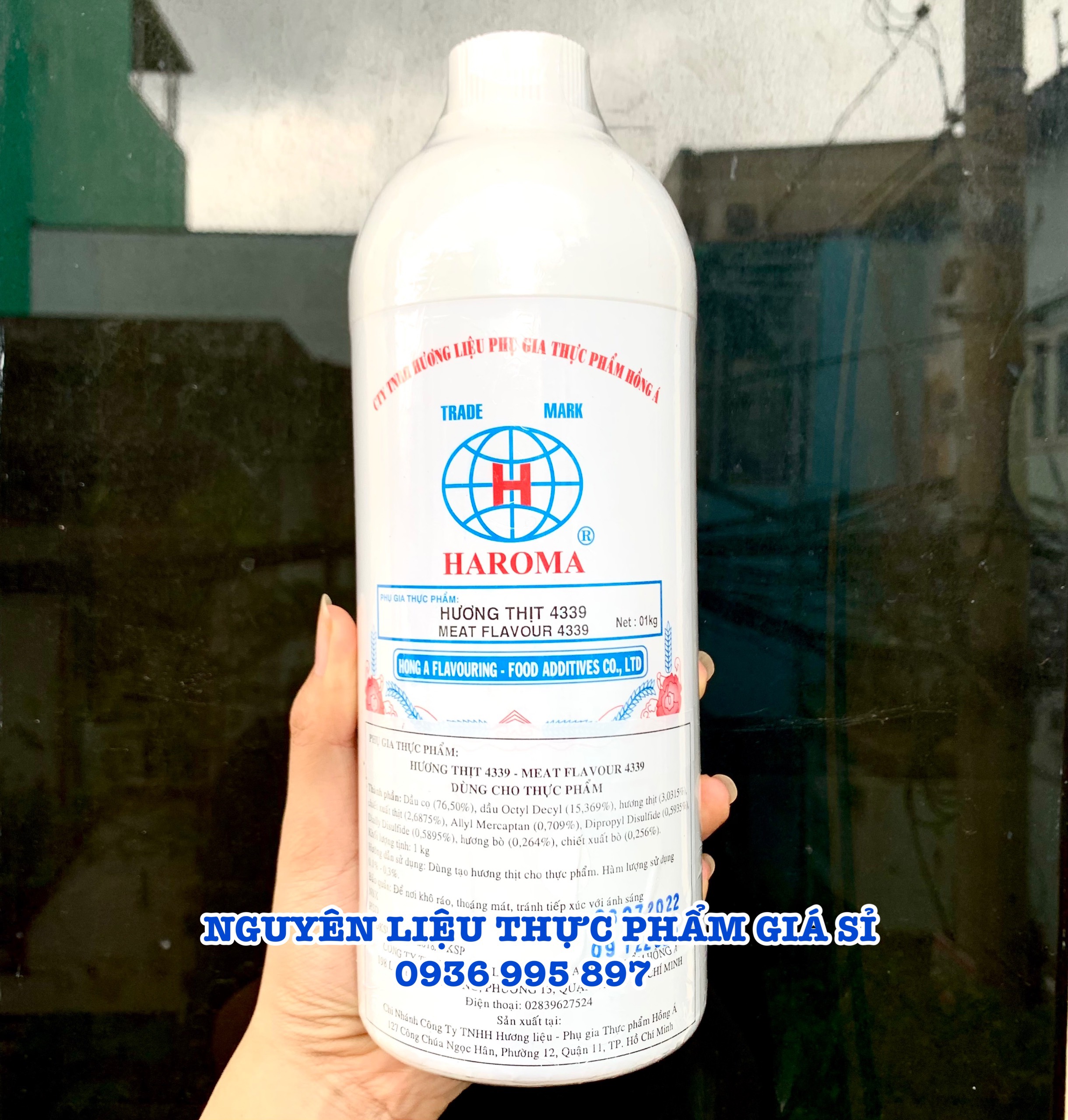 1Kg Hương thịt 4339 HAROMA dạng lỏng dùng tạo hương thịt cho thực phẩm chế biến