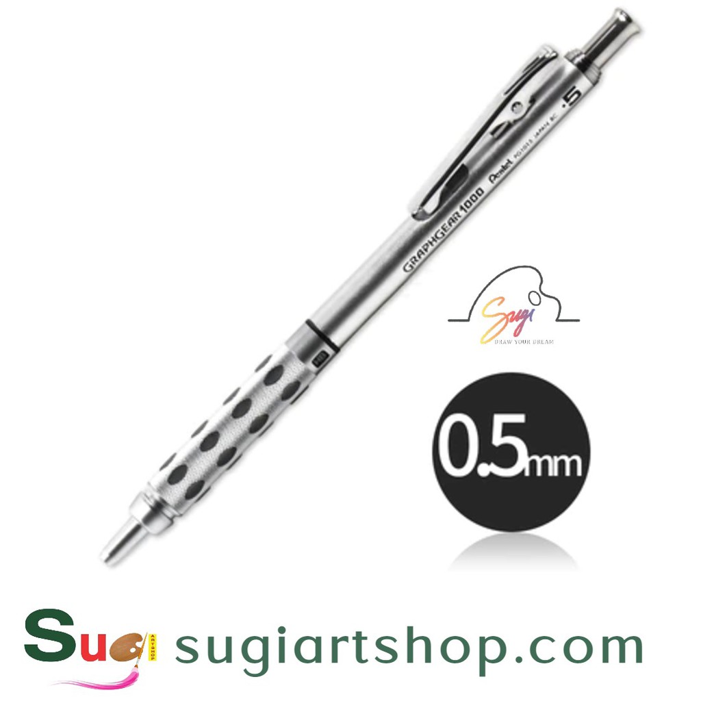 Chì bấm soạn thảo cơ khí Pentel Graph Gear 1000™ Mechanical Drafting Pencil Đúc thép cao cấp