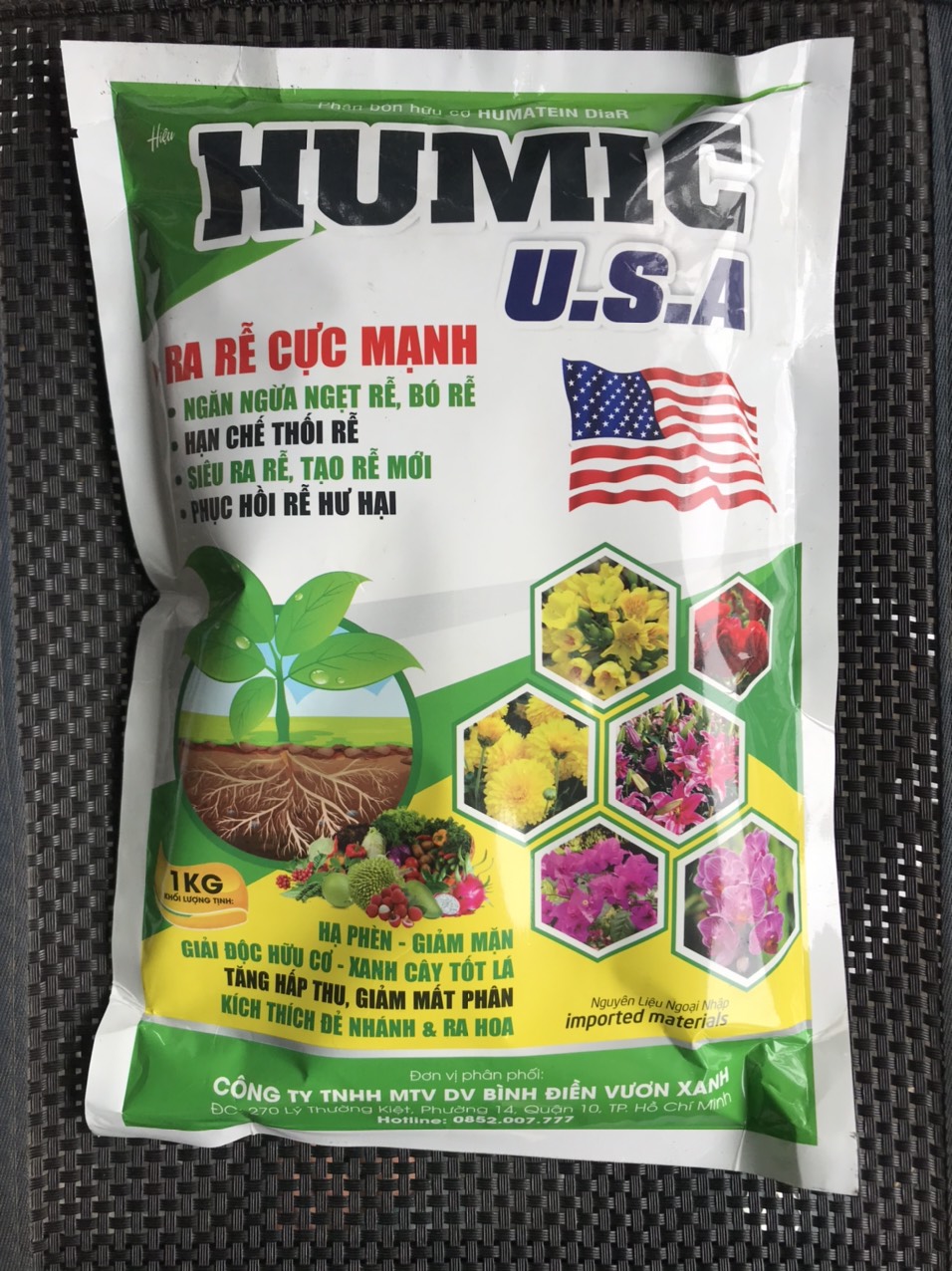 Phân hữu cơ HUMIC USA 1KG - 700gram