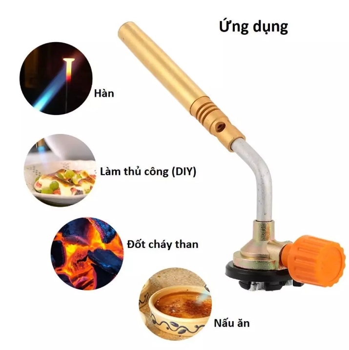 [HCM]Đầu Khò Gas Đồng Cho Bình Gas Mini