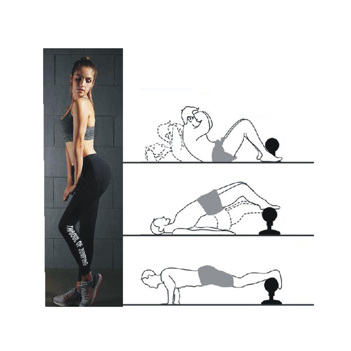 Dụng cụ tập cơ bụng đa năng có đế hút chân không