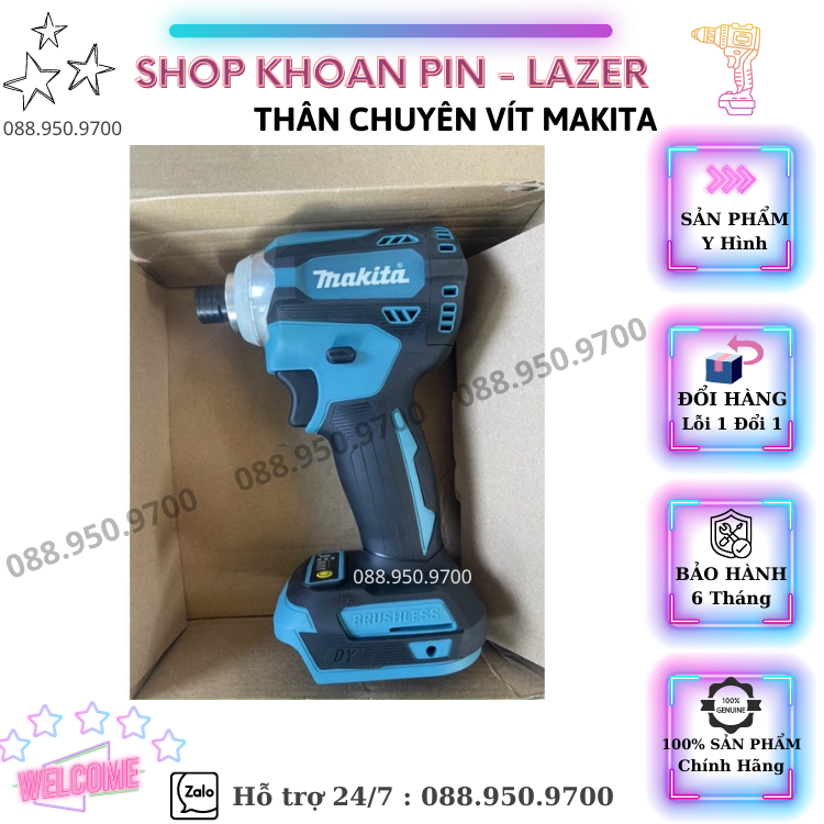 THÂN MÁY CHUYÊN VÍT - CHÂN PIN THÔNG DỤNG