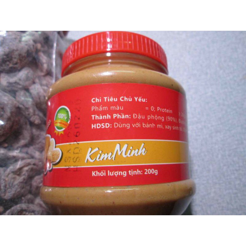 BƠ ĐẬU PHỘNG KIM MINH(hủ 200g)